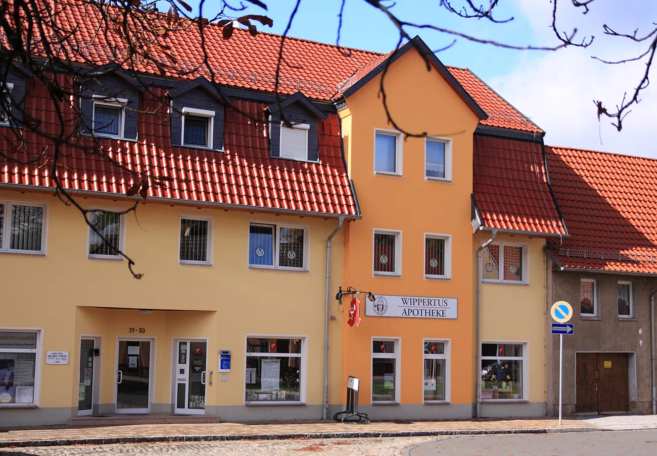 Gebäude der Wippertus Apotheke Kölleda